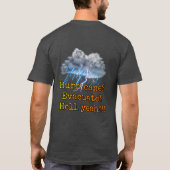 Orkaan? Evacueren? Ja! T-shirt (Achterkant)