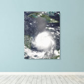 orkaan Felix 2 Canvas Afdruk (Insitu (Houten vloer))