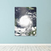 orkaan Felix 2 Canvas Afdruk (Insitu (Houten vloer))