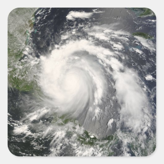 orkaan Felix 3 Vierkante Sticker (Voorkant)