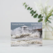 Orkaan Florence, North Carolina Briefkaart (Staand voorkant)