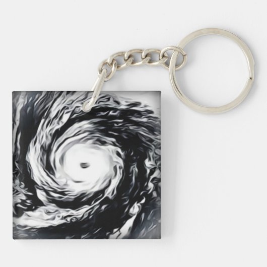 orkaan Florence Sleutelhanger (Achterkant)