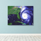 orkaan Fran Canvas Afdruk (Insitu (Houten vloer))