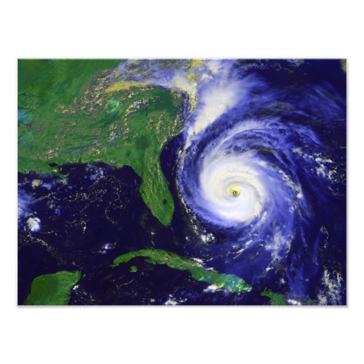 orkaan Fran Foto Afdruk (Voorkant)