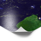 orkaan Fran Foto Afdruk (Hoek)