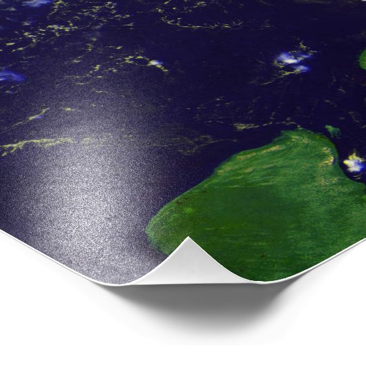 orkaan Fran Foto Afdruk (Hoek)