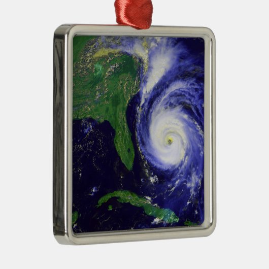 orkaan Fran Metalen Ornament (Rechts)