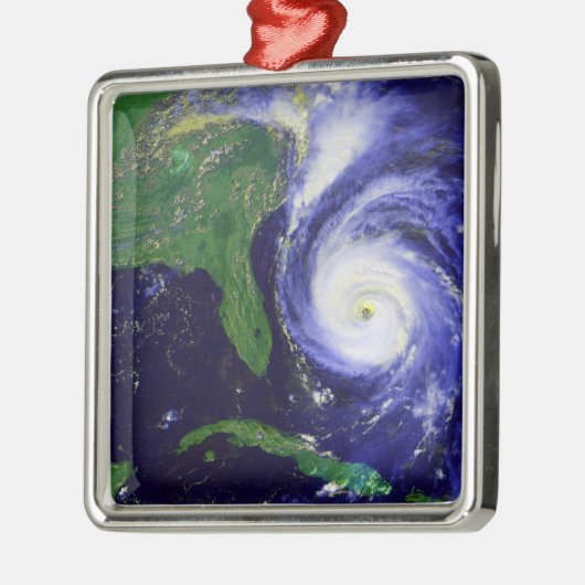 orkaan Fran Metalen Ornament (Links)