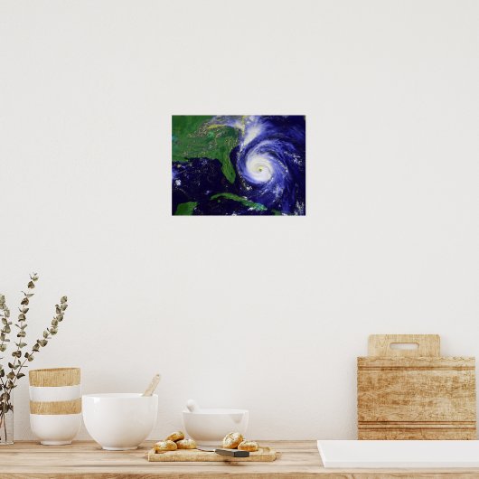 orkaan Fran Poster (Keuken)