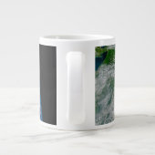 Orkaan Frances op een gedeeltelijke aarde. Grote Koffiekop (Achterkant)