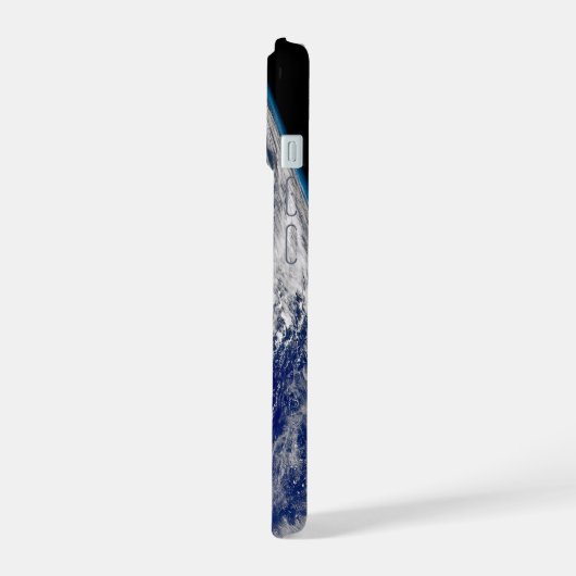 Orkaan Frances op een gedeeltelijke aarde. iPhone 15 Case (Linkerkant)