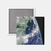 Orkaan Frances op een gedeeltelijke aarde. Magneet (Voorkant / Achterkant)