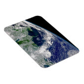 Orkaan Frances op een gedeeltelijke aarde. Magneet (Rechterzijde)