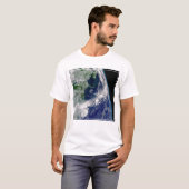 Orkaan Frances op een gedeeltelijke aarde. T-shirt (Voorkant volledig)