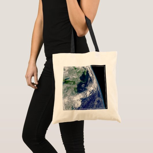 Orkaan Frances op een gedeeltelijke aarde. Tote Bag (Voorkant (product))