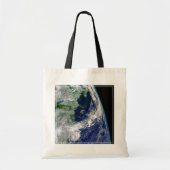 Orkaan Frances op een gedeeltelijke aarde. Tote Bag (Voorkant)
