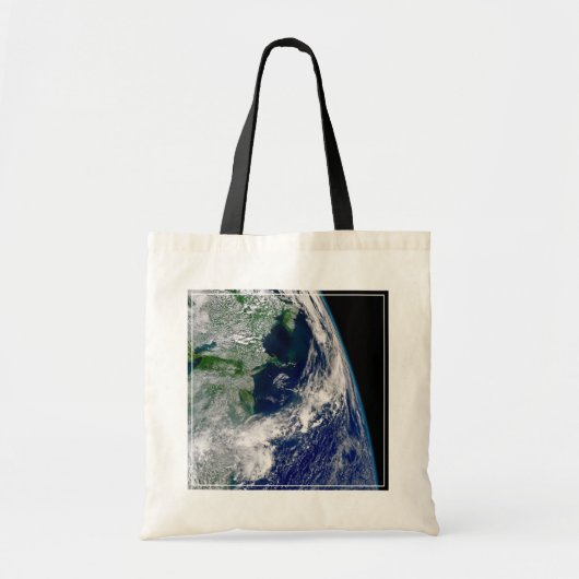 Orkaan Frances op een gedeeltelijke aarde. Tote Bag (Voorkant)