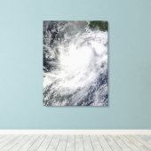 orkaan Frank van Mexico Canvas Afdruk (Insitu (Houten vloer))