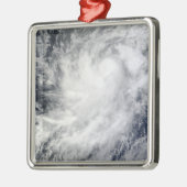 orkaan Frank van Mexico Metalen Ornament (Links)