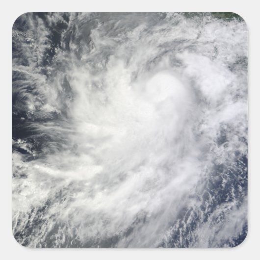 orkaan Frank van Mexico Vierkante Sticker (Voorkant)