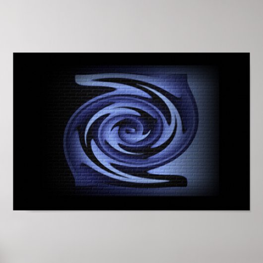 orkaan Graffiti Poster (Voorkant)