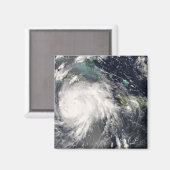 Orkaan Gustav boven Jamaica 2 Magneet (Voorkant / Achterkant)