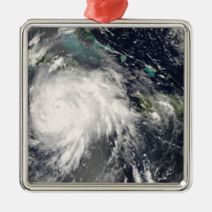Orkaan Gustav boven Jamaica 2 Metalen Ornament