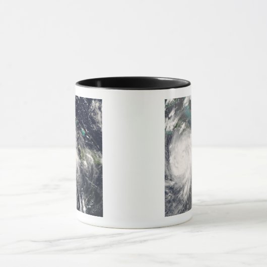 Orkaan Gustav boven Jamaica 2 Mok (Midden)