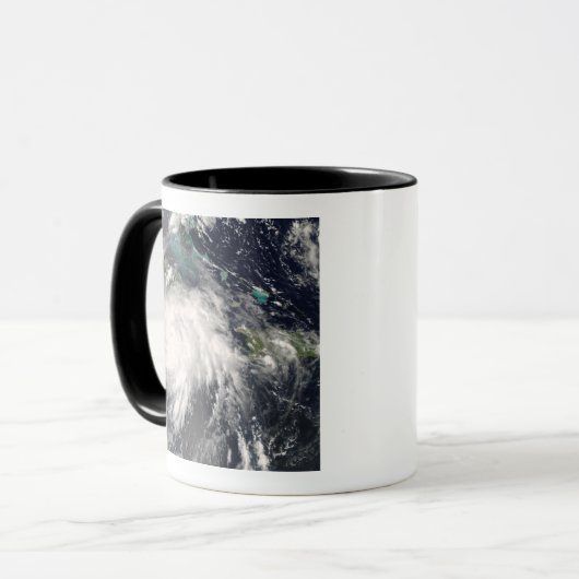 Orkaan Gustav boven Jamaica 2 Mok (Voorkant links)