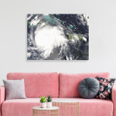 Orkaan Gustav over Jamaica Canvas Afdruk (Insitu (Woonkamer))