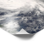 Orkaan Gustav over Jamaica Foto Afdruk (Hoek)