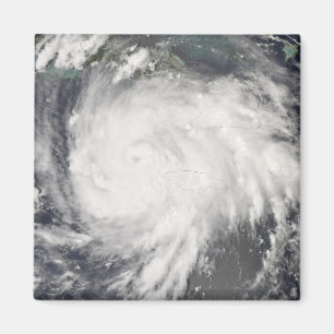 Orkaan Gustav over Jamaica Magneet