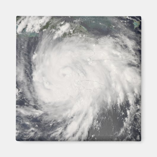 Orkaan Gustav over Jamaica Magneet (Voorkant)