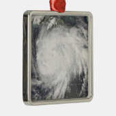 Orkaan Gustav over Jamaica Metalen Ornament (Rechts)