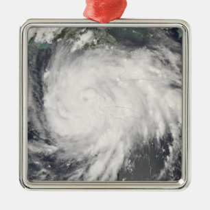 Orkaan Gustav over Jamaica Metalen Ornament