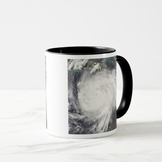 Orkaan Gustav over Jamaica Mok (Voorkant rechts)