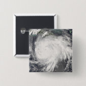 Orkaan Gustav over Jamaica Vierkante Button 5,1 Cm (Voorkant /achterkant)