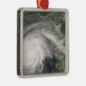 Orkaan Gustav over Louisiana Metalen Ornament (Rechts)