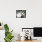 Orkaan Gustav over Louisiana Poster (Thuiskantoor)