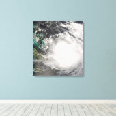 Orkaan Hanna over de Bahama's Canvas Afdruk (Insitu (Houten vloer))