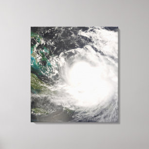 Orkaan Hanna over de Bahama's Canvas Afdruk