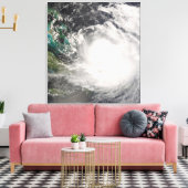 Orkaan Hanna over de Bahama's Canvas Afdruk (Insitu (Woonkamer))