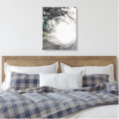 Orkaan Hanna over de Bahama's Canvas Afdruk (Insitu (Slaapkamer))