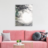 Orkaan Hanna over de Bahama's Canvas Afdruk (Insitu (Woonkamer))