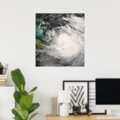 Orkaan Hanna over de Bahama's Poster (Thuiskantoor)