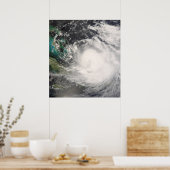 Orkaan Hanna over de Bahama's Poster (Keuken)