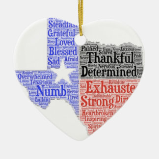 orkaan Harvey Word Cloud Keramisch Ornament