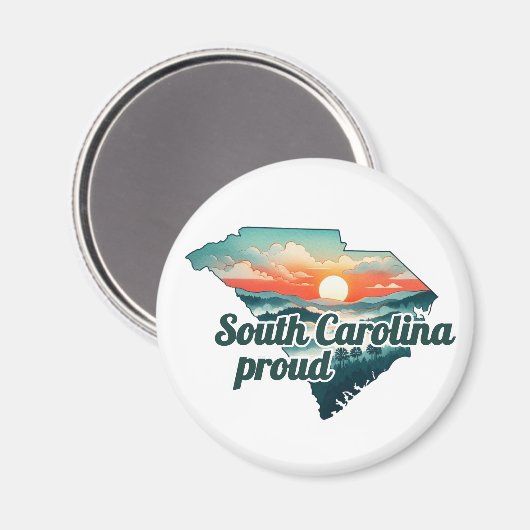 Orkaan Helene Fundraiser South Carolina Strong Magneet (Voorkant / Achterkant)