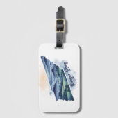 Orkaan Helene Fundraiser Tennessee Strong Bagagelabel (Voorkant (verticaal))