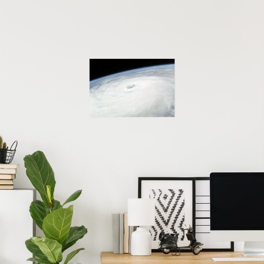 orkaan Helene Poster (Thuiskantoor)